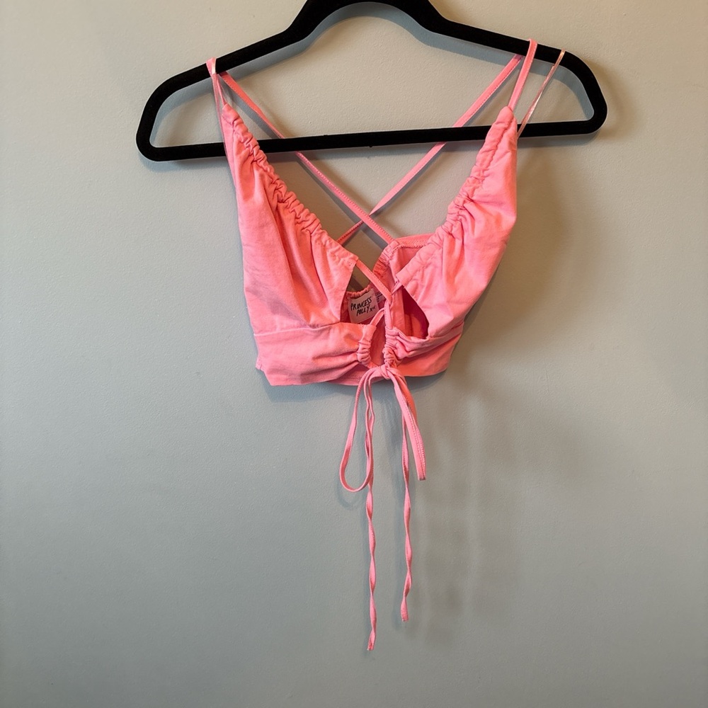 Pink Women's Crop Top